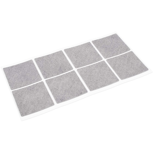 8 Selbstklebende Filzgleiter | 50x50 mm | 1,5 mm – MAIN